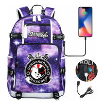 Bullet Theory Breaks Usb Large Capacity Youth Student Backpack Men's And Women's Leisure Travel Backpack