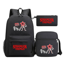 Strange Story Starry Sky Printed Youth Student Backpack 3-piece Set For Men And Women, Backpack Set
