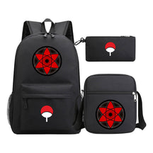 Naruto Starry Sky Youth School Bag Three Piece Set For Boys And Girls Backpack Set