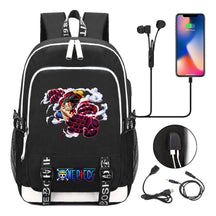 Pirate King Lufei Youth Student School Bag Usb Men's And Women's Leisure Backpack