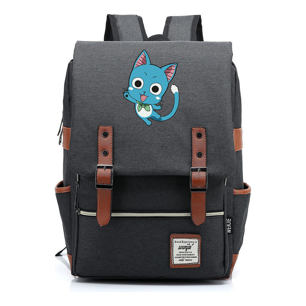 Printed Schoolbags Young Students And Classic Backpacks With Belt Buckles  Men And Women 38*27*12.5cm