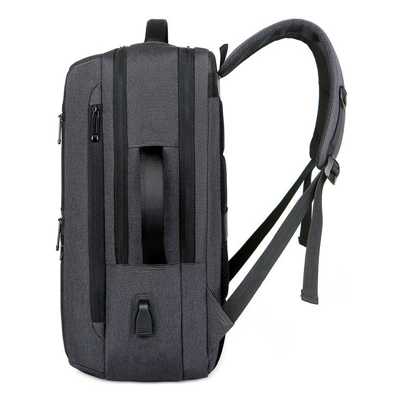 Business Backpack, Laptop Bag, Large Capacity Portable Travel Backpack, Waterproof Oxford Cloth Backpack