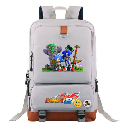 Super Mario Print Youth Student Backpack, Travel Bag, Men's And Women's Backpack