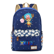 Anime Pirate Wang Lufei Printed Book Bag Fragmented Flower Leisure Backpack