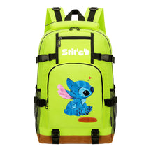 Anime Star Baby Stitch Printed Student Backpack Men And Women's Leisure Travel Backpack