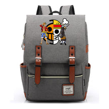 Anime Pirate King Luffy Printed Youth School Bag For Men And Women With Casual Belt Buckle Classic Backpack