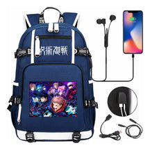 Printed Usb Youth Student Backpack Men And Women's Leisure Large Capacity Travel Backpack