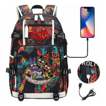 Toy Bear Game Peripheral Usb Youth Student School Bag Leisure Large Capacity Travel Backpack