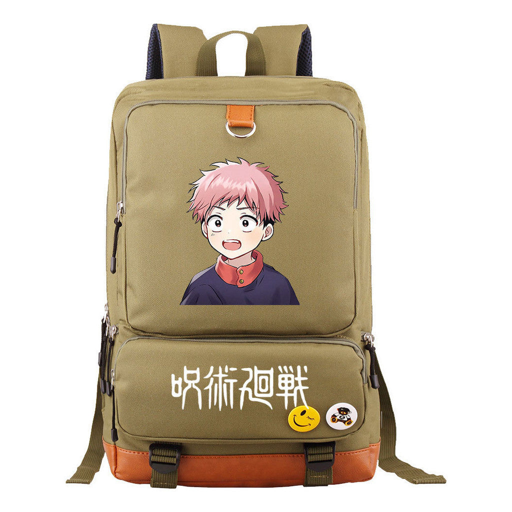 Cartoon And Manga Teenage Student Backpack, Men's And Women's Backpack, Travel Bag