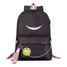 Anime Dark Usb Youth Student Backpack For Men And Women's Leisure Travel Backpack