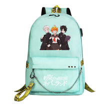 Promised Dream Island Usb Youth Student Backpack For Men And Women Leisure Travel Backpack