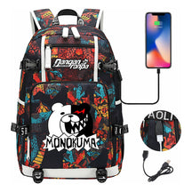 Bullet Theory Breaks Usb Large Capacity Youth Student Backpack Men's And Women's Leisure Travel Backpack