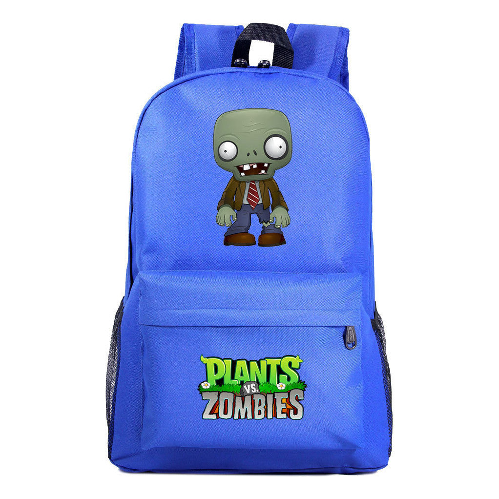 Game Plants Youth Student School Bag Men's And Women's Leisure Backpack