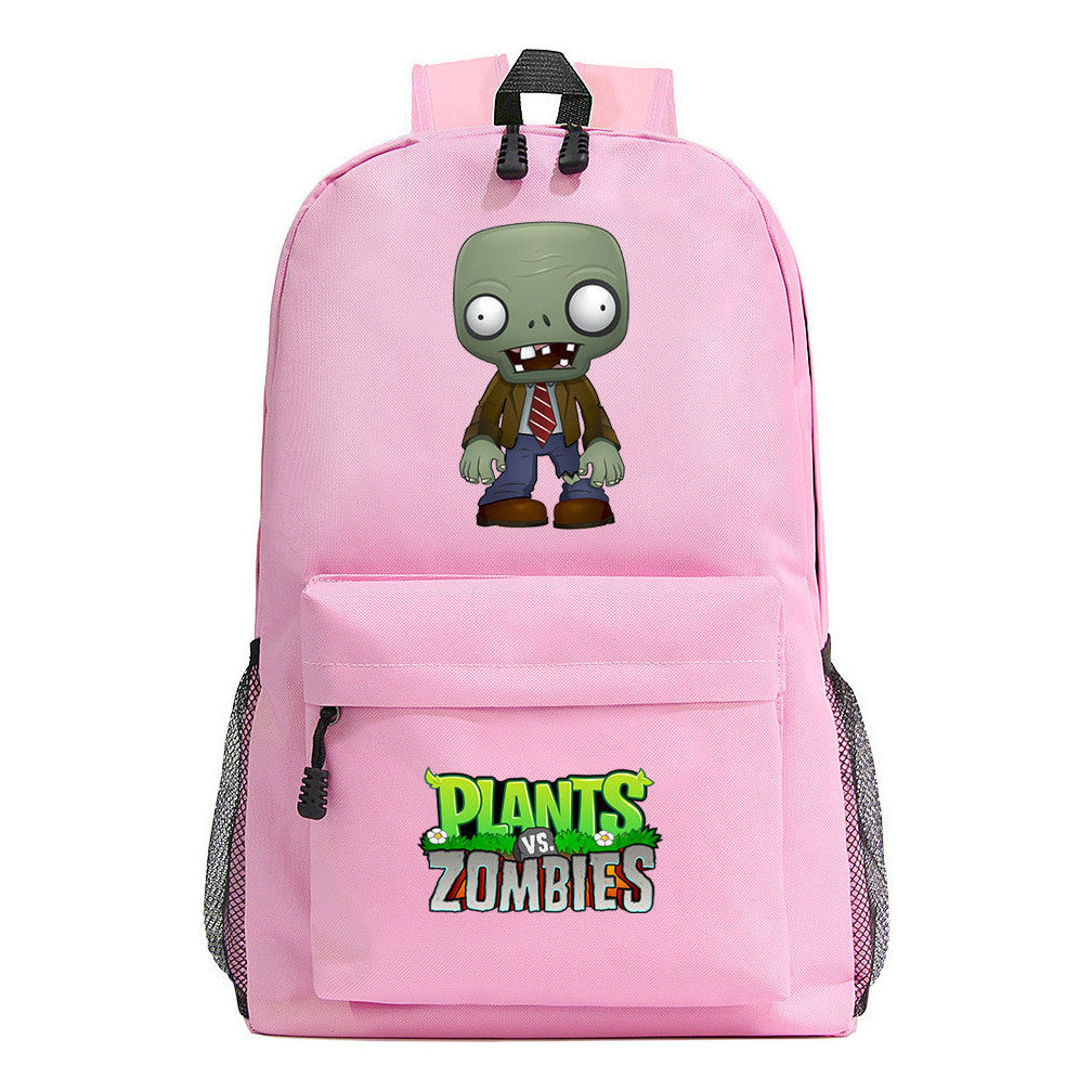 Game Plants Youth Student School Bag Men's And Women's Leisure Backpack