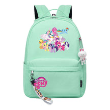 Cartoon Pony Unicorn Printed Youth Student School Bag Men's And Women's Leisure Bag Women's Backpack
