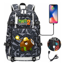 Printed Usb Youth Student Backpack For Men And Women's Leisure Travel Backpack