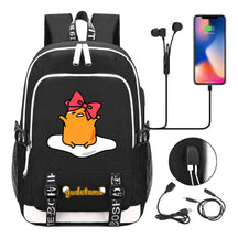 Comic Egg Yolk Lazy Egg Teenage Student Backpack Usb Boys And Girls Casual Backpack