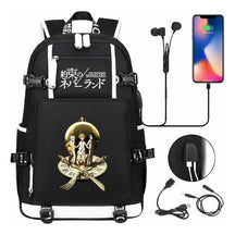 Promised Dream Island Usb Large Capacity Youth Student Backpack For Boys And Girls Leisure Travel Backpack