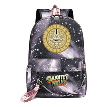 Cartoon Strange Town Youth Student School Bag Men's And Women's Leisure Travel Backpack