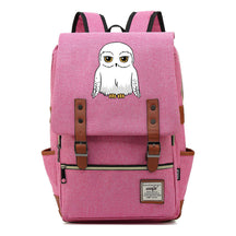 School Of Witchcraft And Wizardry Printed Student School Bag Casual Belt Buckle Classic Backpack