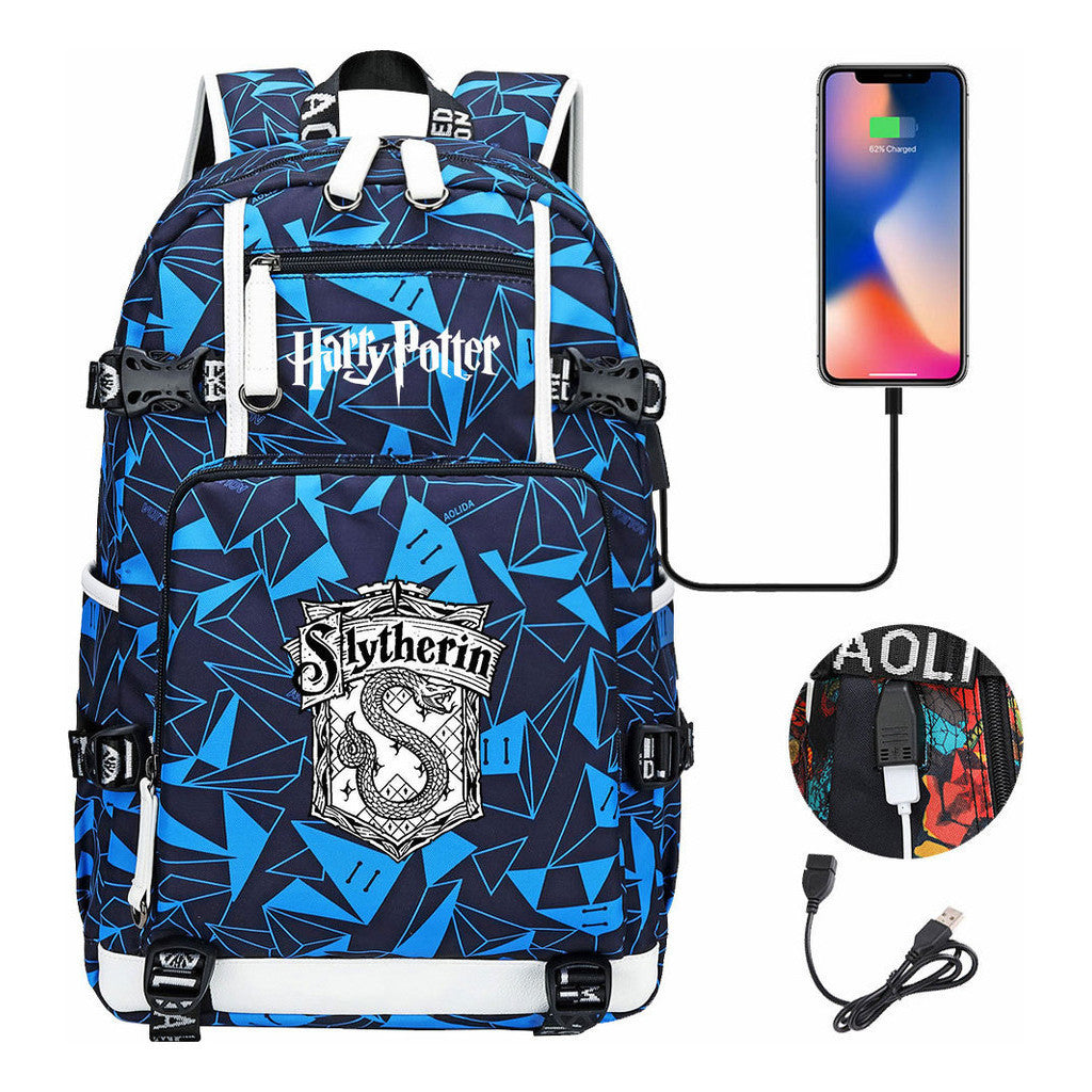 Magic School Usb Student Backpack For Leisure Travel Backpack