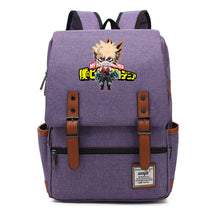 Anime My Heroes Academy Printed Youth Student Backpack Men's And Women's Leisure Belt Buckle Classic Backpack 38*27*12.5cm