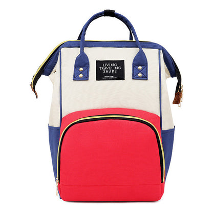 Mother And Baby Bag, Simple And Large Capacity, Portable Backpack, Multifunctional, Fashionable, Casual Backpack, Mommy Bag