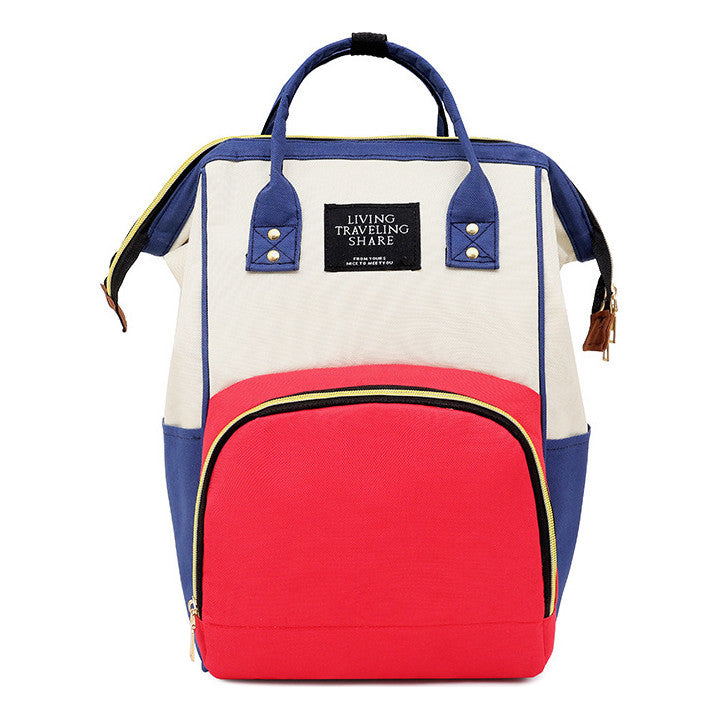 Mother And Baby Bag, Simple And Large Capacity, Portable Backpack, Multifunctional, Fashionable, Casual Backpack, Mommy Bag