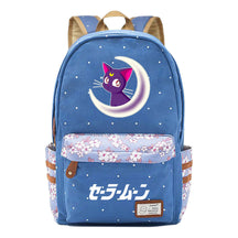 Anime Beauty Girl Warrior Student School Bag Fragmented Flower Boy's And Girl's Leisure Backpack