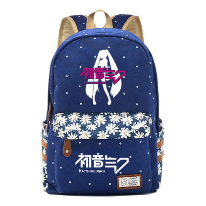 Virtual Music Printed Student Backpack Leisure Backpack