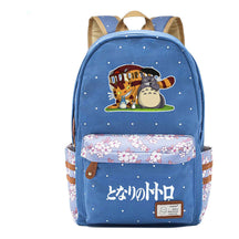 Printed Youth Student School Bag Fragmented Flower Leisure Backpack