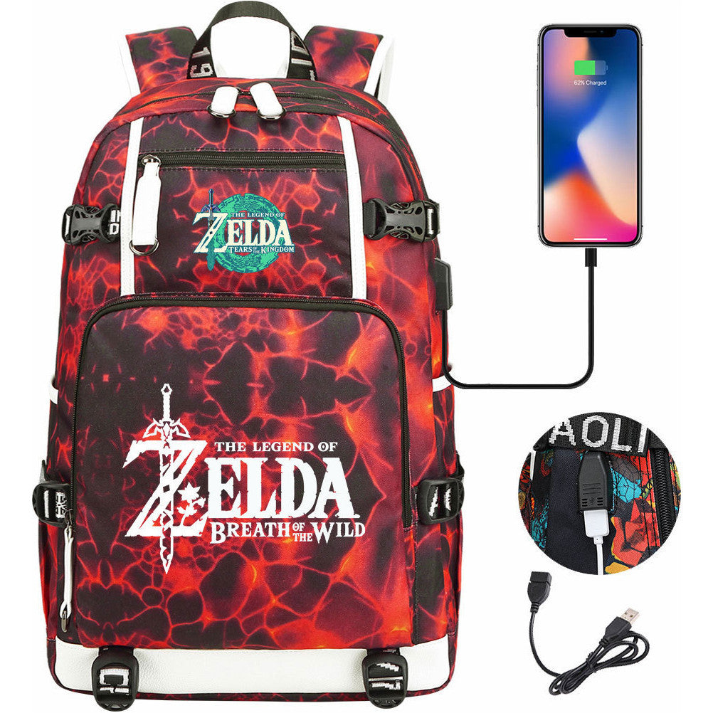 Printed Teenage Student Backpack, Men's And Women's Backpacks, Travel Backpacks