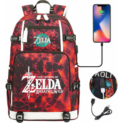 Printed Teenage Student Backpack, Men's And Women's Backpacks, Travel Backpacks
