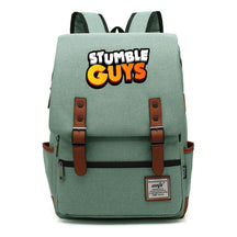 Printed Teenage Student Backpack With Casual Belt Buckle Backpack