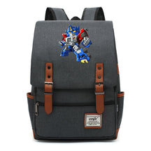 Transformed Mecha Printed Student Backpack For Men And Women's Leisure Backpack