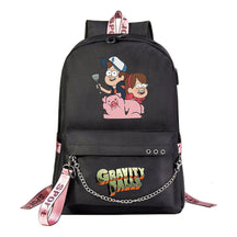Cartoon Strange Town Youth Student School Bag Men's And Women's Leisure Travel Backpack