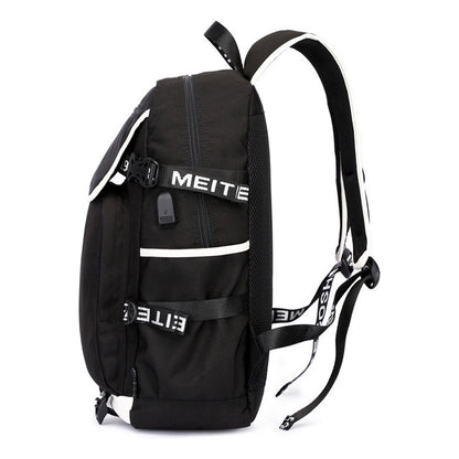 Anime Cartoon Usb Youth Student Backpack For Men And Women Leisure Backpack