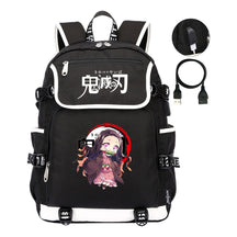 Anime Cartoon Usb Youth Student Backpack For Men And Women Leisure Backpack