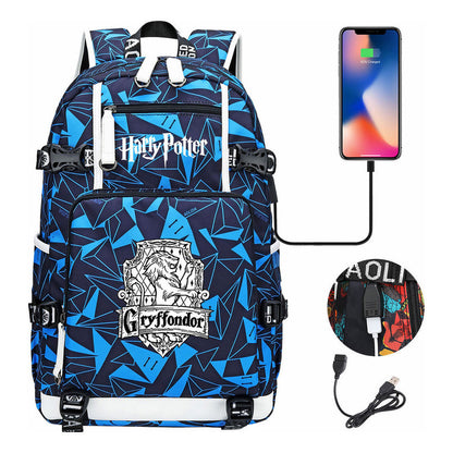 Magic School Usb Student Backpack For Leisure Travel Backpack
