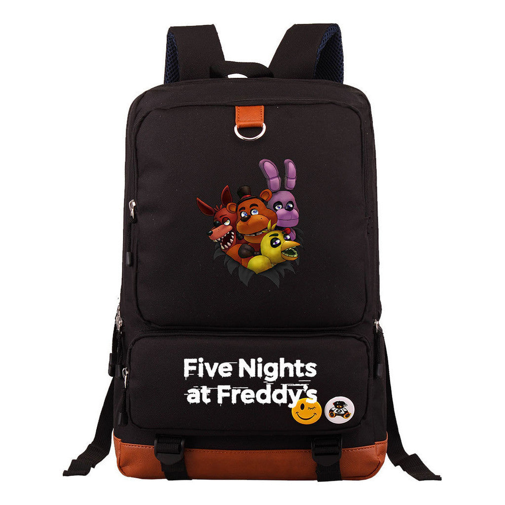 Toy Bear Game Youth Student School Bag Large Capacity Travel Bag Men's And Women's Backpack
