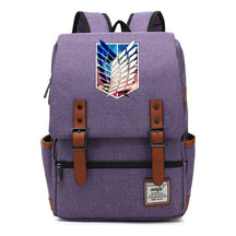 The Giant Of Manga Attack Printed Teenage Student Backpack For Men And Women With Casual Belt Buckle Classic Backpack  38*27*12.5cm