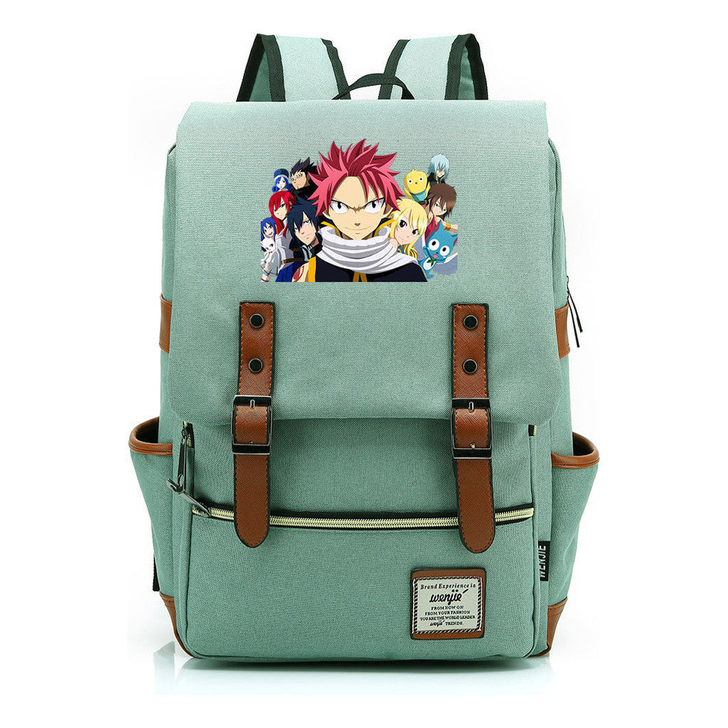 Printed Schoolbags For Men And Women Leisure Belt Buckle Classic Backpack