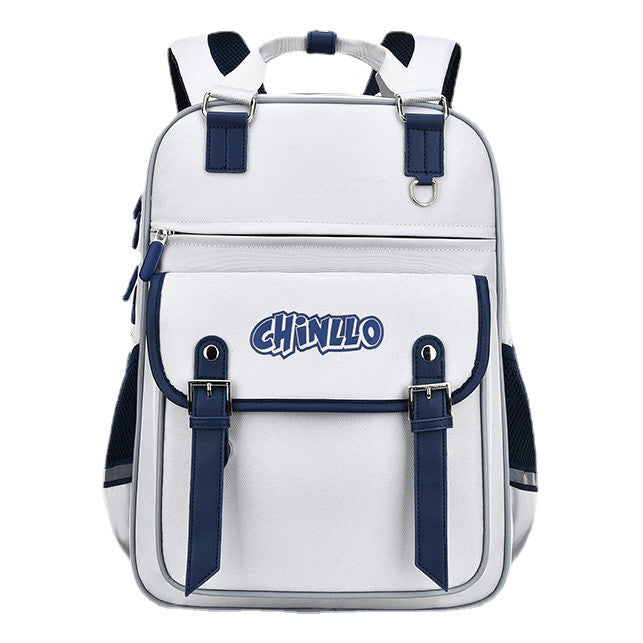 Load Reducing And Breathable Student Backpack With Multiple Pockets, Children's Backpack