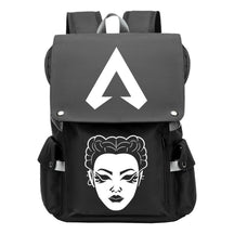 Apex Hero Print Usb Charging Cap Head Style Student School Bag Casual Backpack