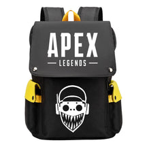 Apex Hero Print Usb Charging Cap Head Style Student School Bag Casual Backpack