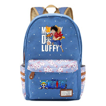 Anime Pirate Wang Lufei Printed Student School Bag Fragmented Flower Leisure Backpack