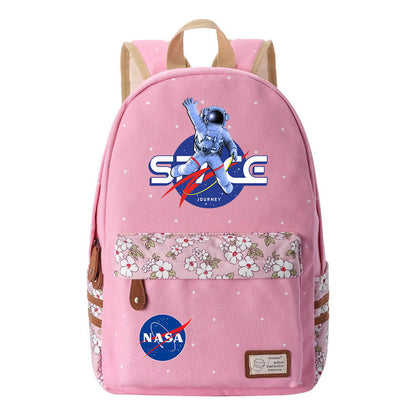 Fashionable Printed Student Backpack From Nasa, Casual Backpack