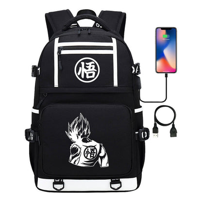 Usb Student Backpack Men's And Women's Backpack Leisure Travel Bag