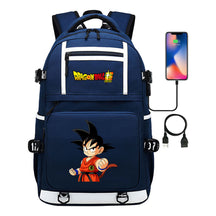 Seven Dragon Ball Usb Youth Student School Bag Men's And Women's Backpack Leisure Travel Bag