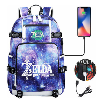 Printed Teenage Student Backpack, Men's And Women's Backpacks, Travel Backpacks